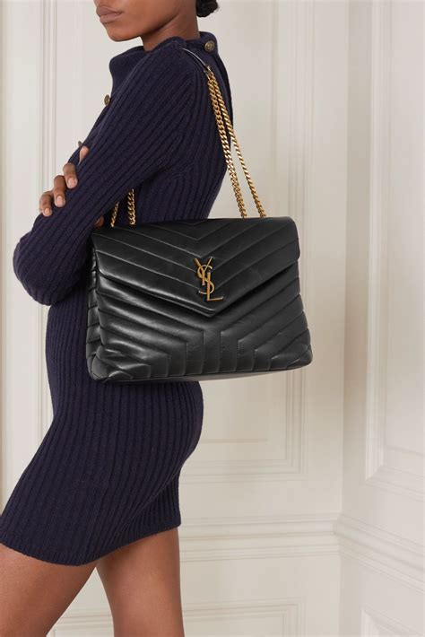 ysl quilted bag small|yves saint laurent shoulder bag.